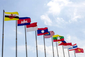 Flags of each ASEAN Country Members
