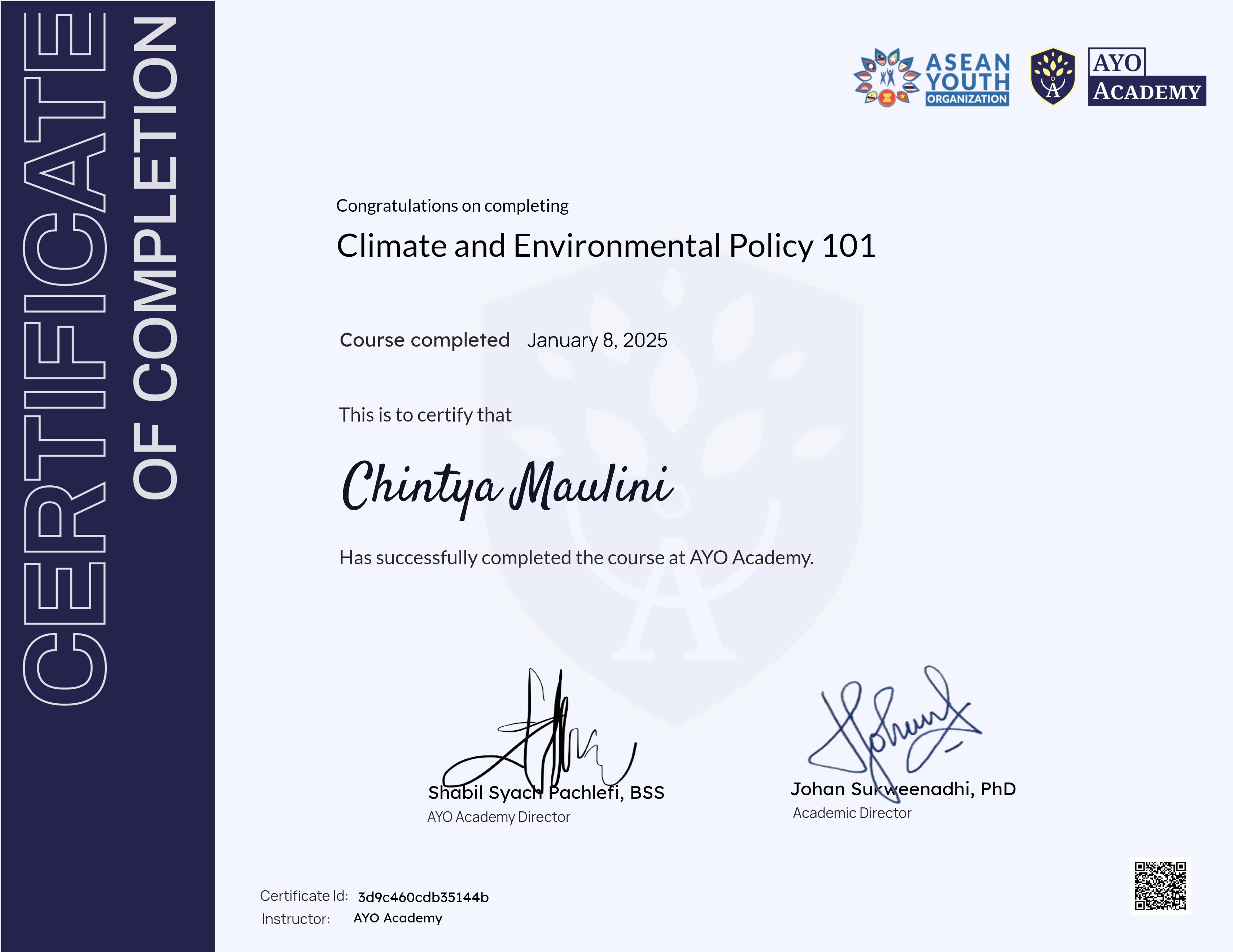 Climate and Environmental Policy 101