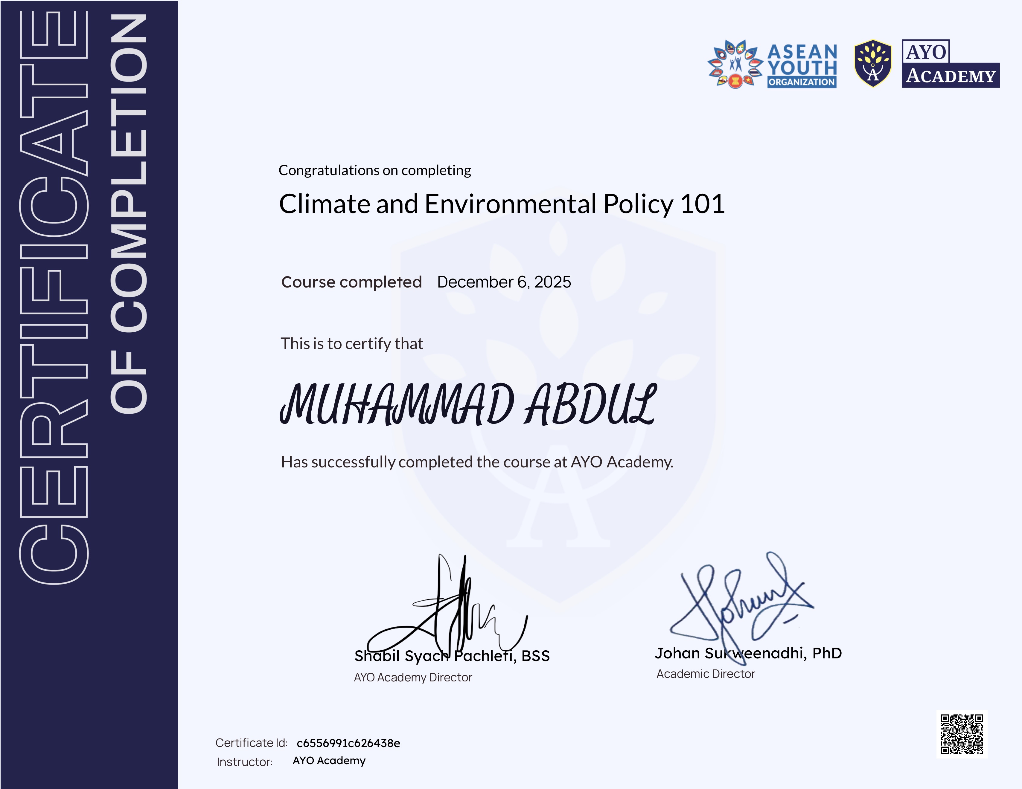 Climate and Environmental Policy 101