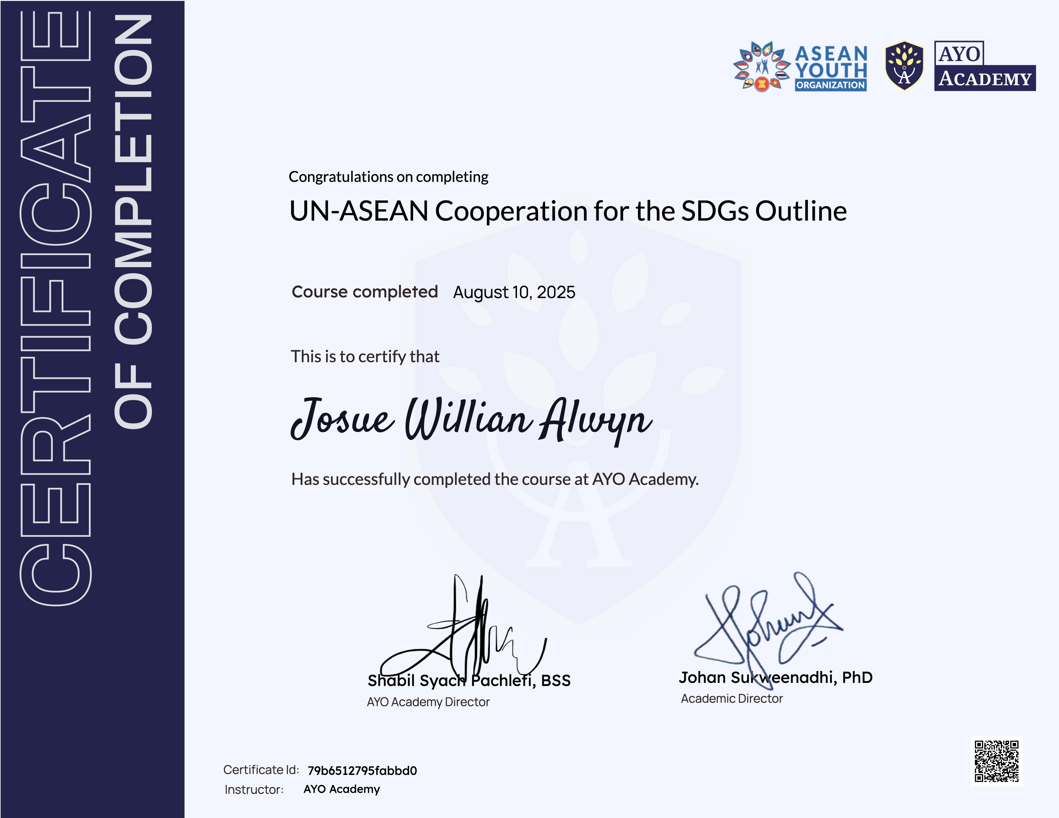 UN-ASEAN Cooperation for the SDGs Outline
