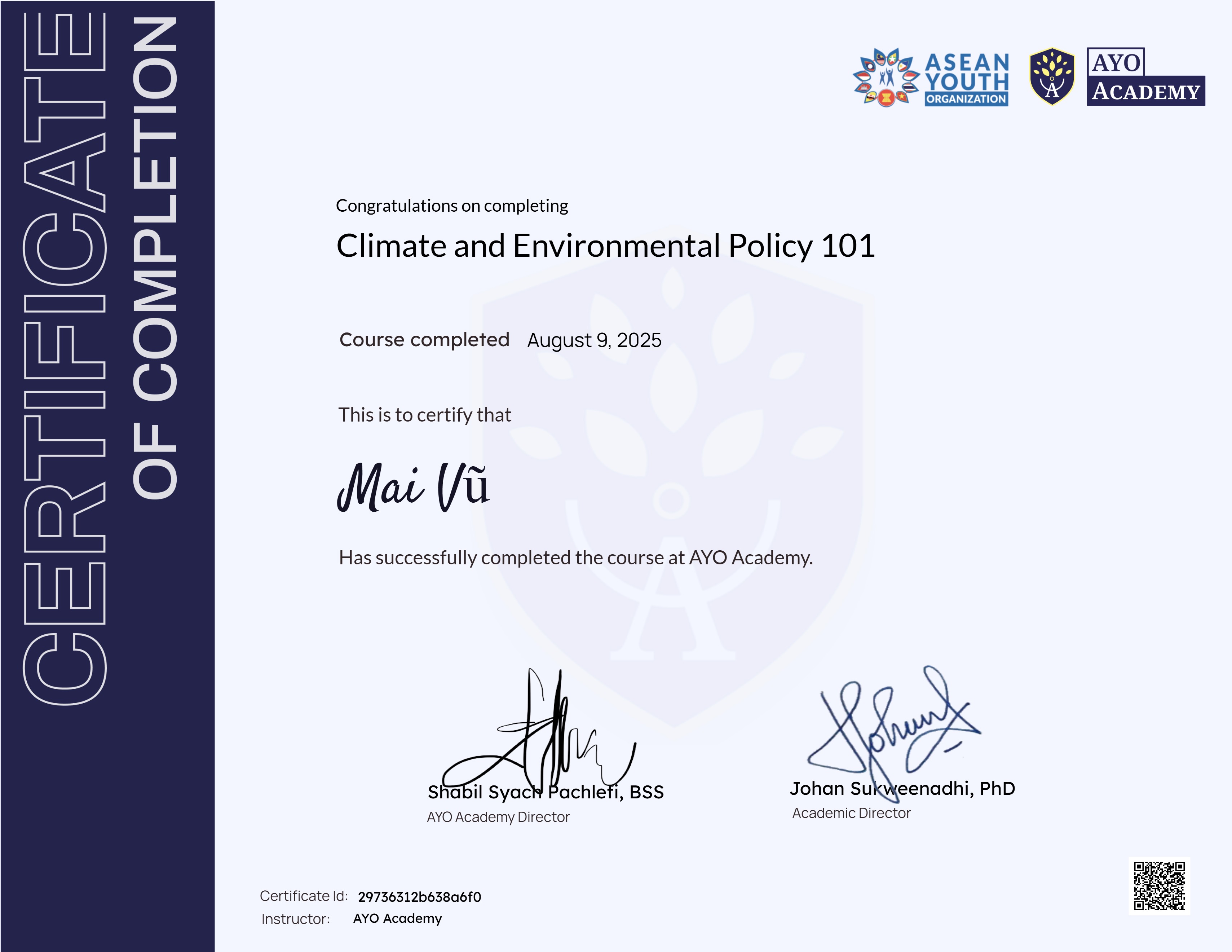 Climate and Environmental Policy 101