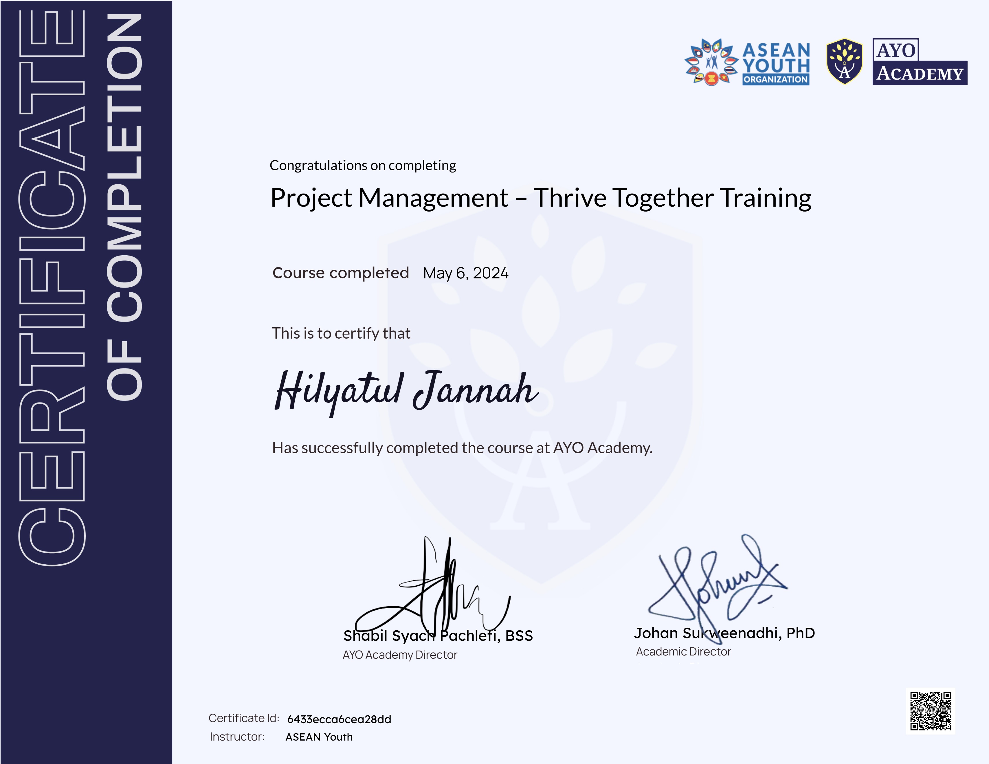 Project Management – Thrive Together Training