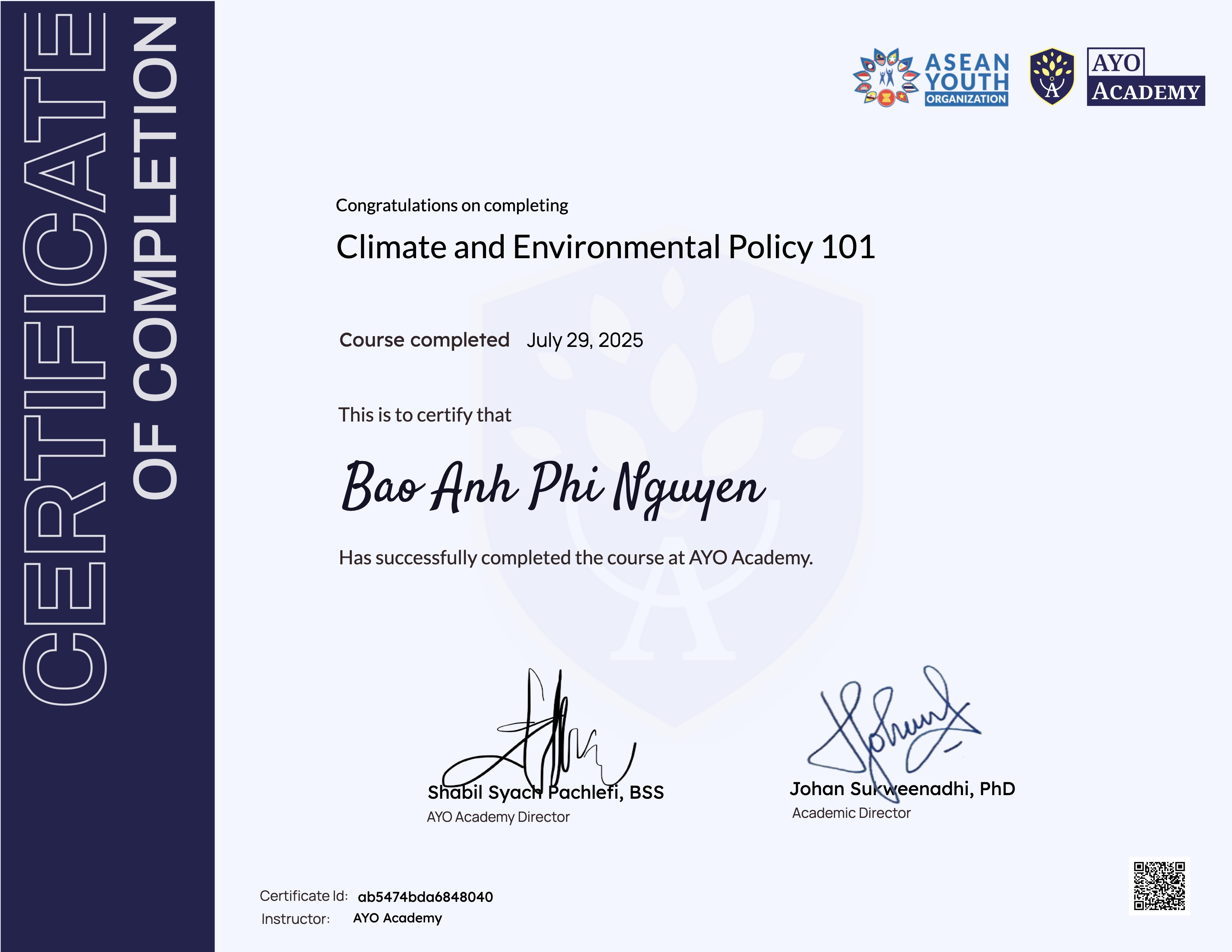 Climate and Environmental Policy 101
