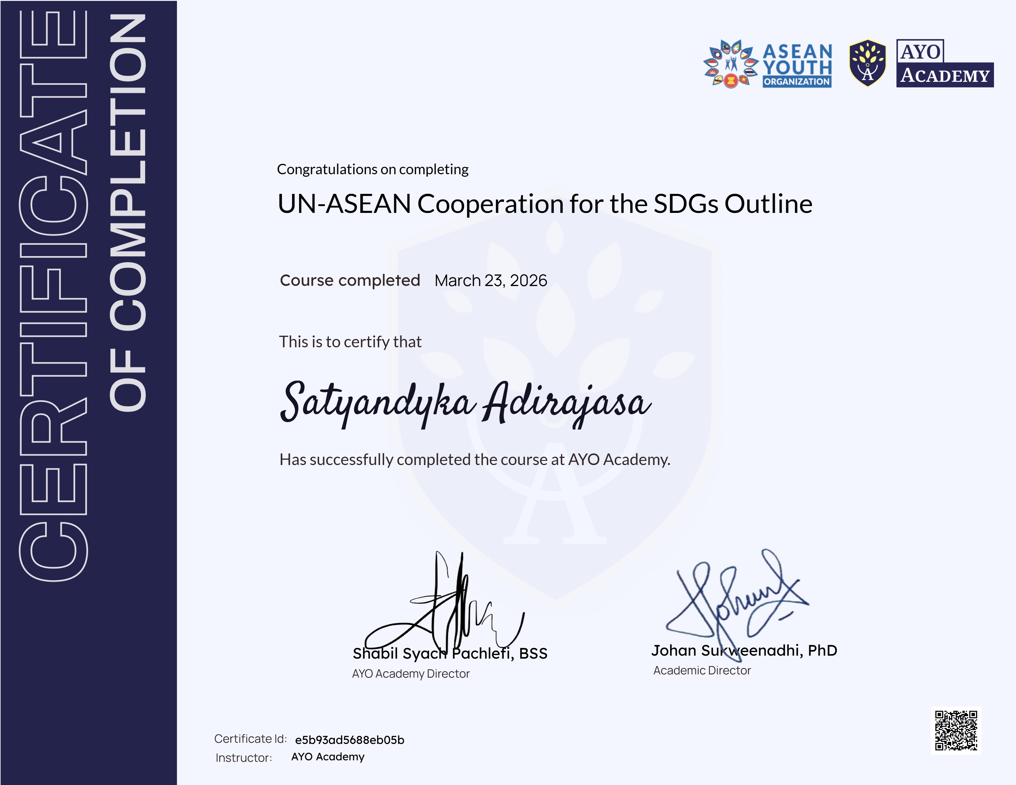 UN-ASEAN Cooperation for the SDGs Outline