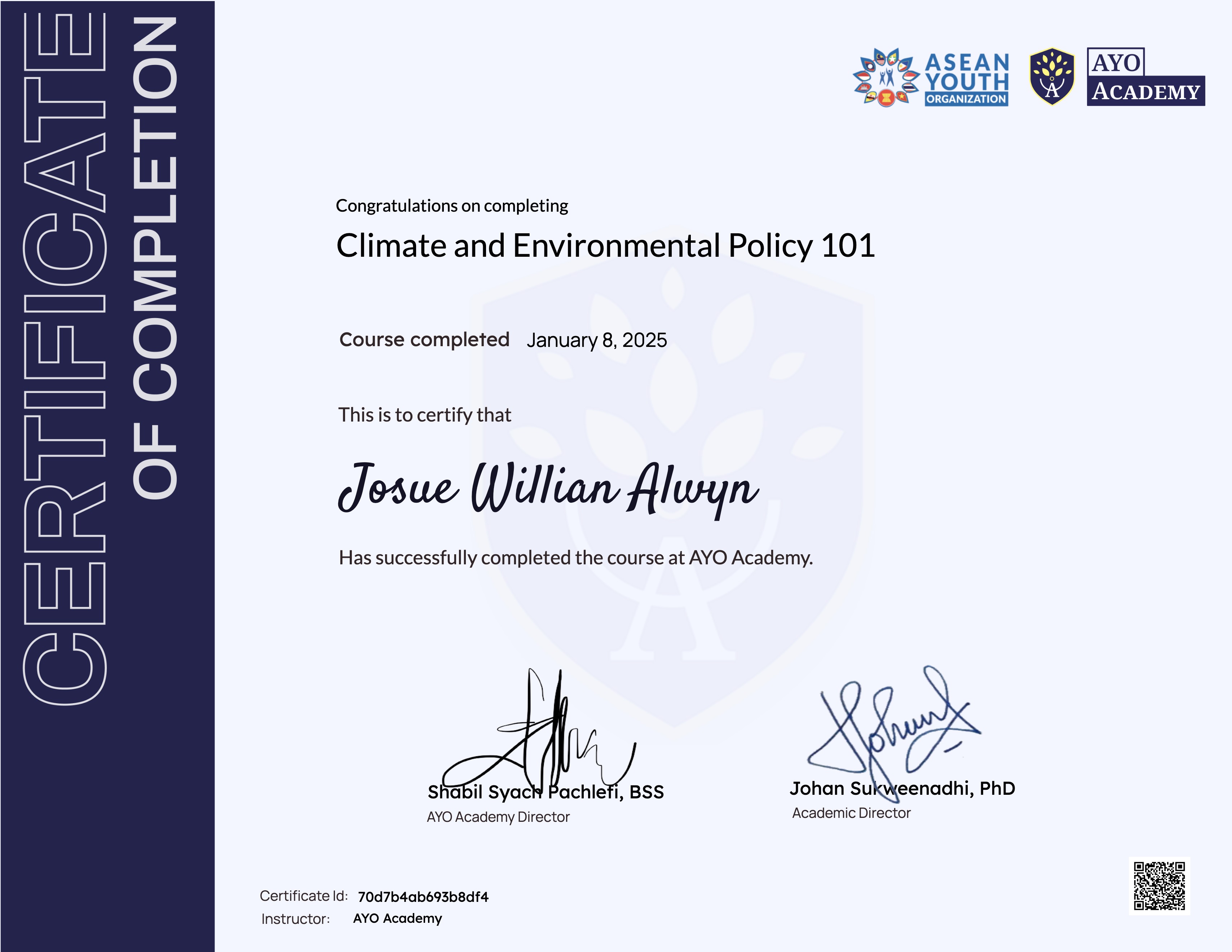 Climate and Environmental Policy 101