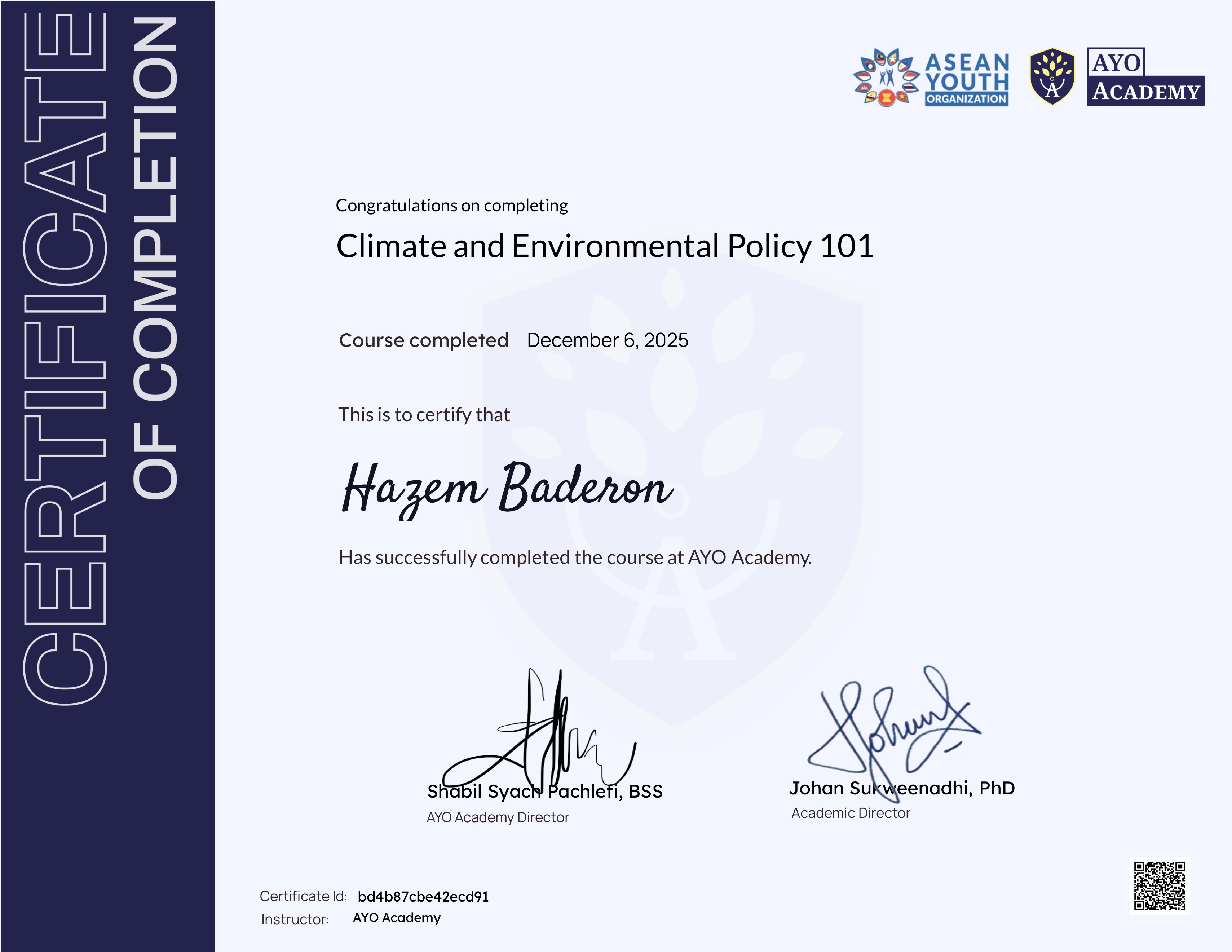 Climate and Environmental Policy 101