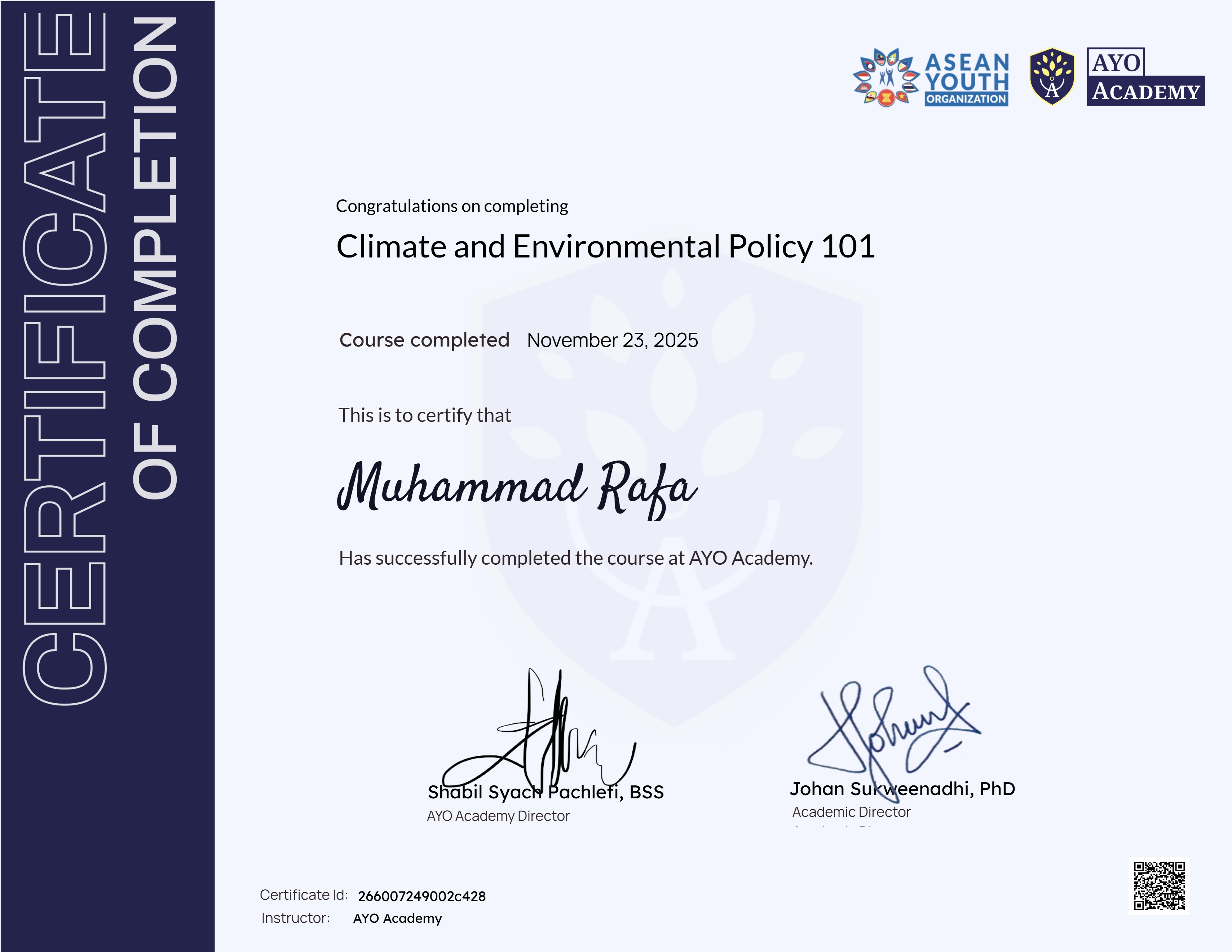 Climate and Environmental Policy 101