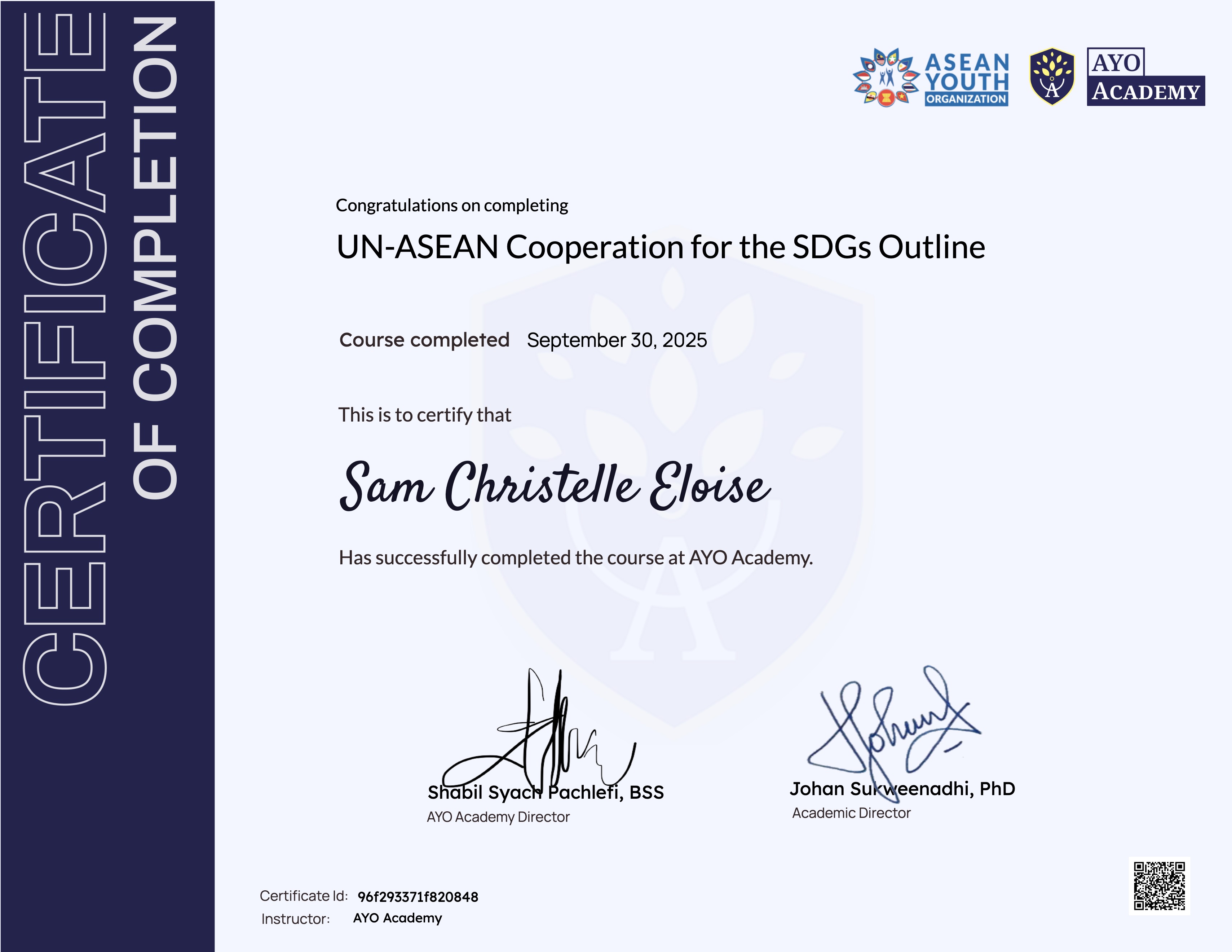 UN-ASEAN Cooperation for the SDGs Outline