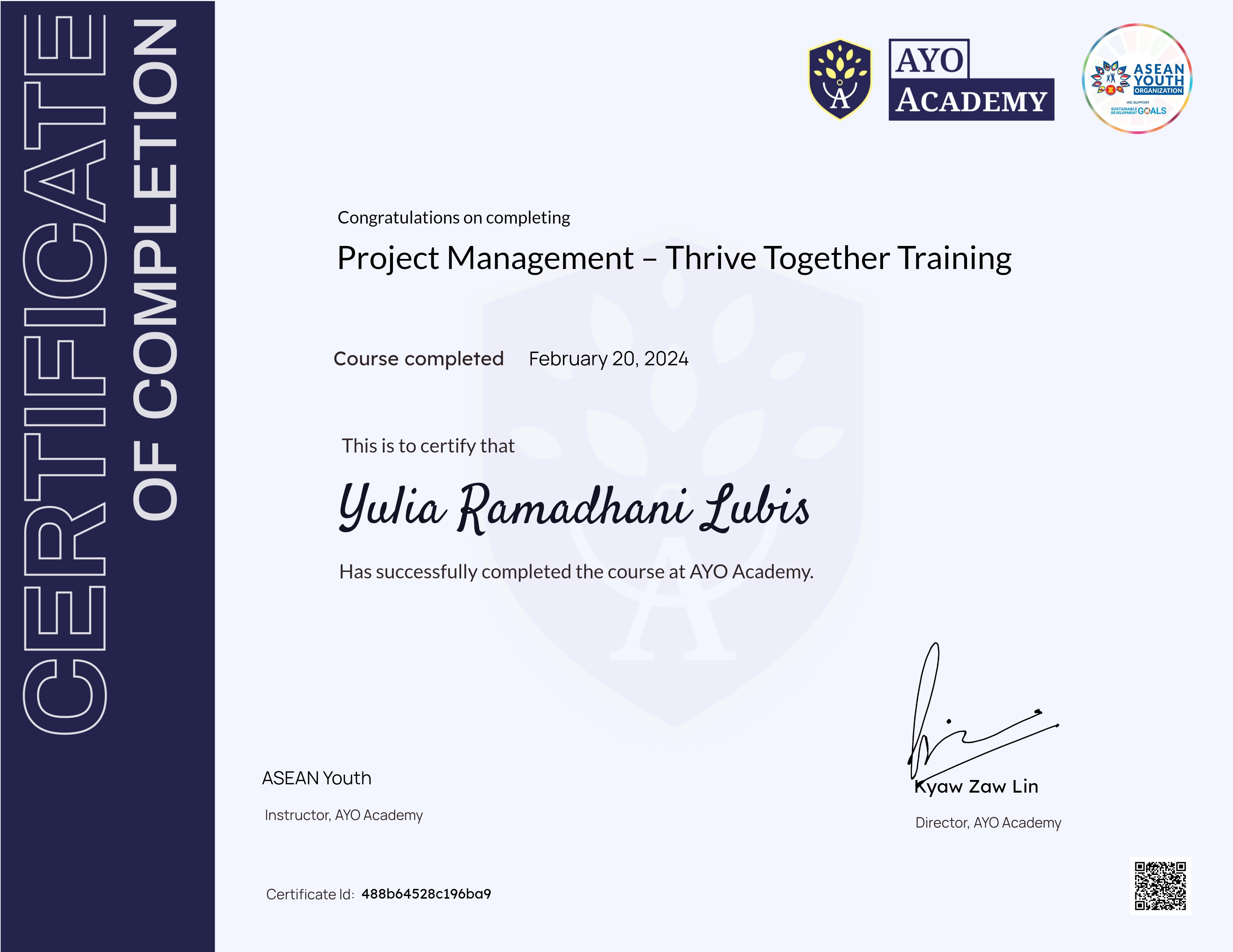 Project Management – Thrive Together Training