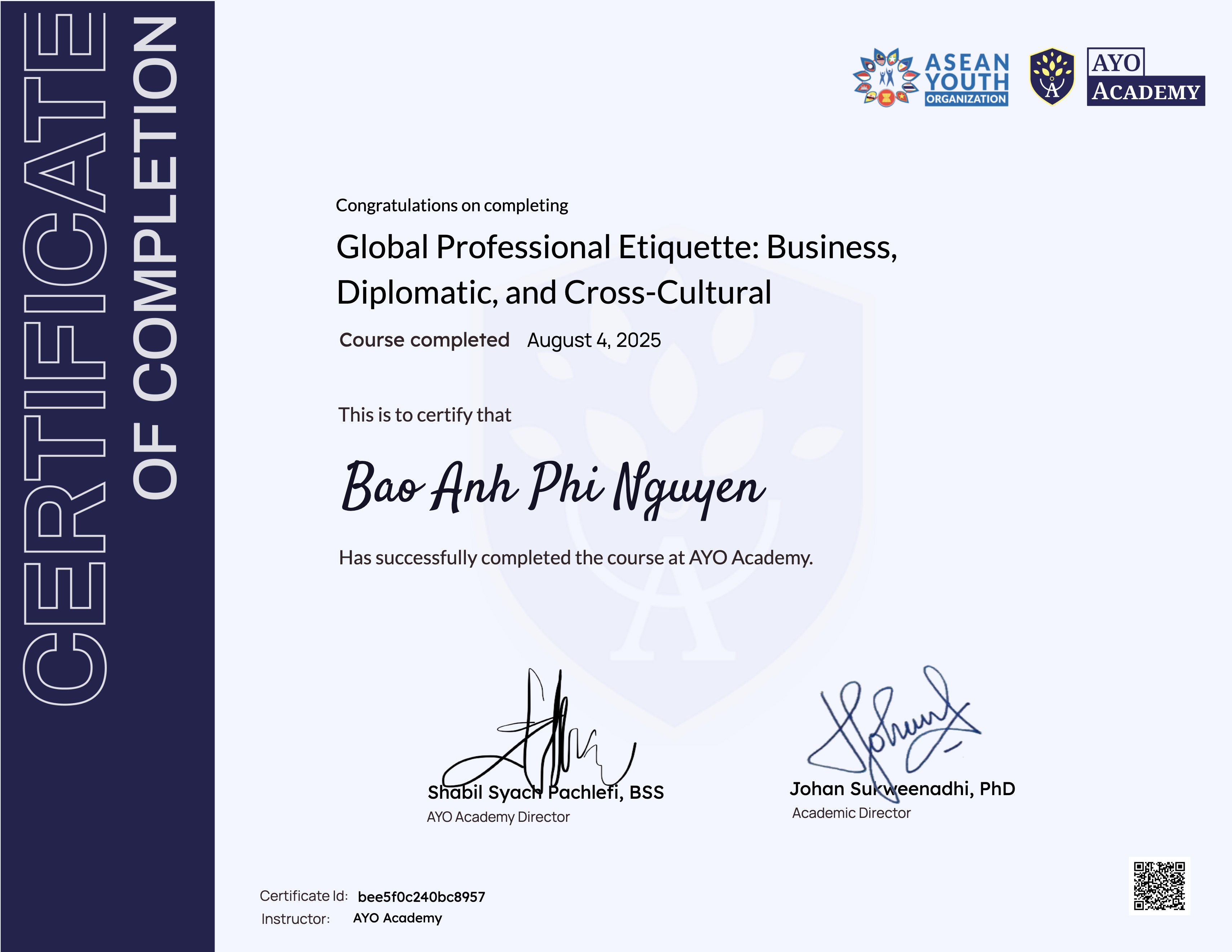 Global Professional Etiquette: Business, Diplomatic, and Cross-Cultural
